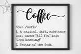 Coffee Definition SVG - Funny Coffee Definition - Home Decor